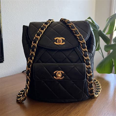 chanel backpack vintage mrs theresea|Vintage Chanel clothing.